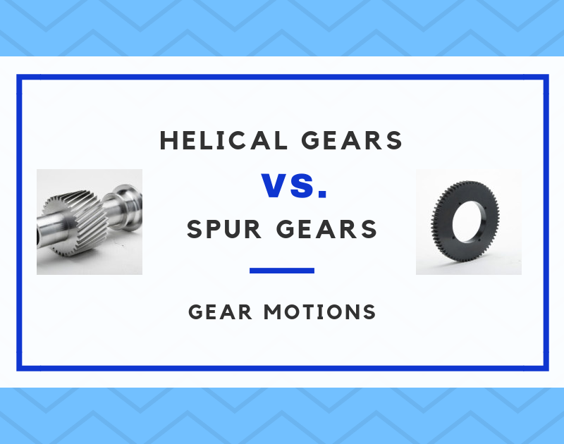 Helical Gears vs. Spur Gears - How are they different? - Gear Motions
